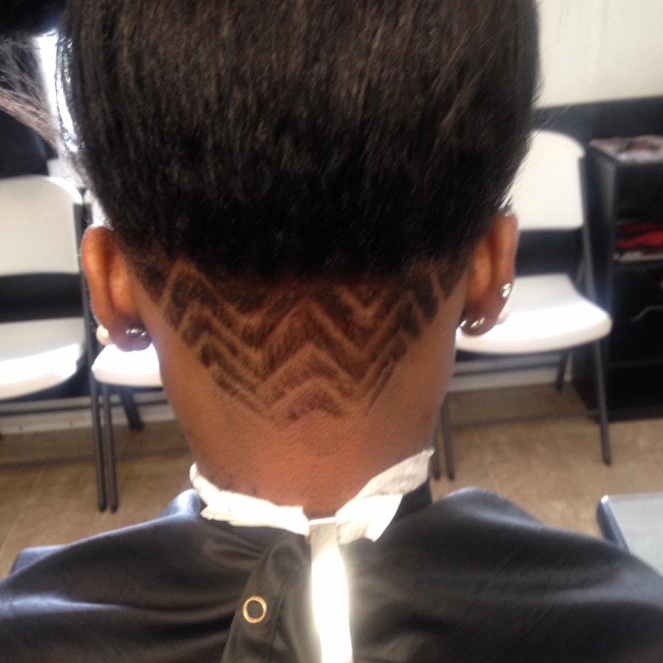 Precision haircut finished at Fresh Kutz